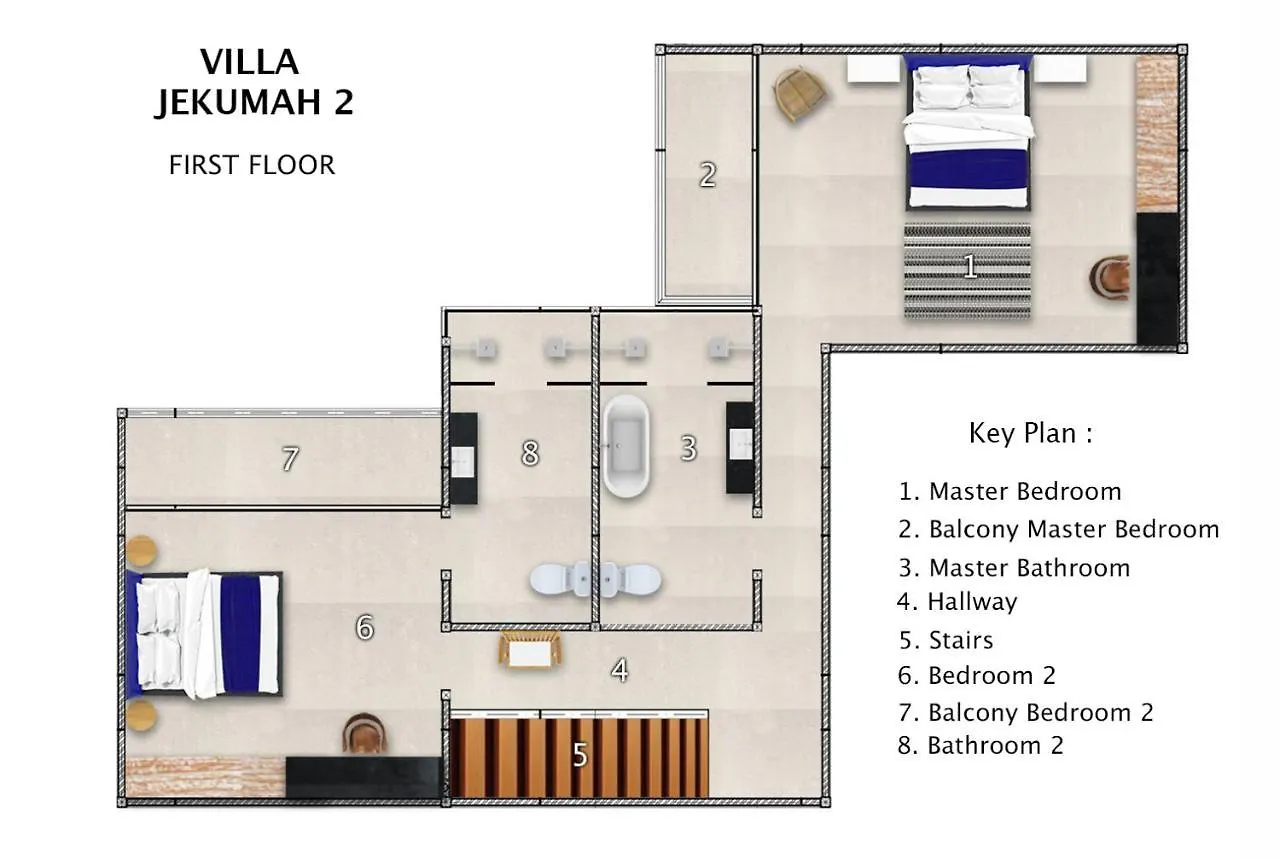 Villa Jekumah 2 Seminyak Endonezya