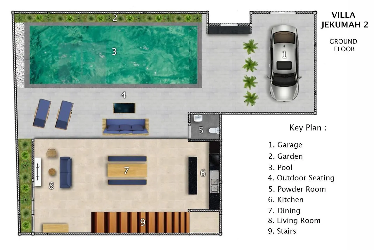 Villa Jekumah 2 Seminyak Endonezya
